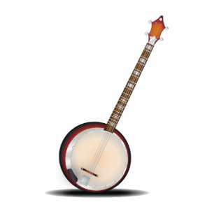 Banjo Fotoskulptur Magnet