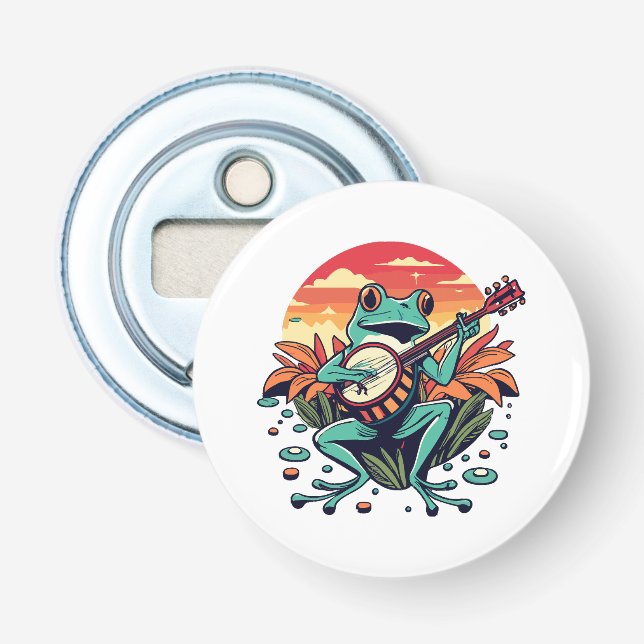 Banjo Frog Flaschenöffner (Vorderseite)