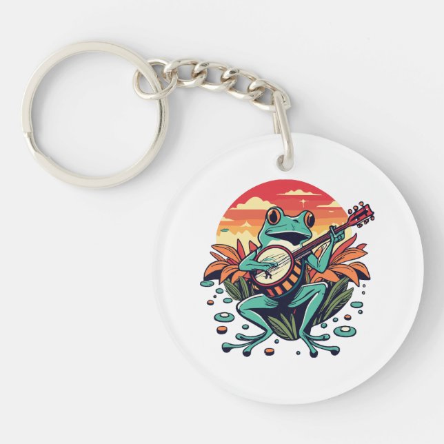 Banjo Frog Schlüsselanhänger (Vorderseite)