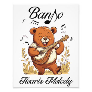Banjo Heart's Melody Fotodruck