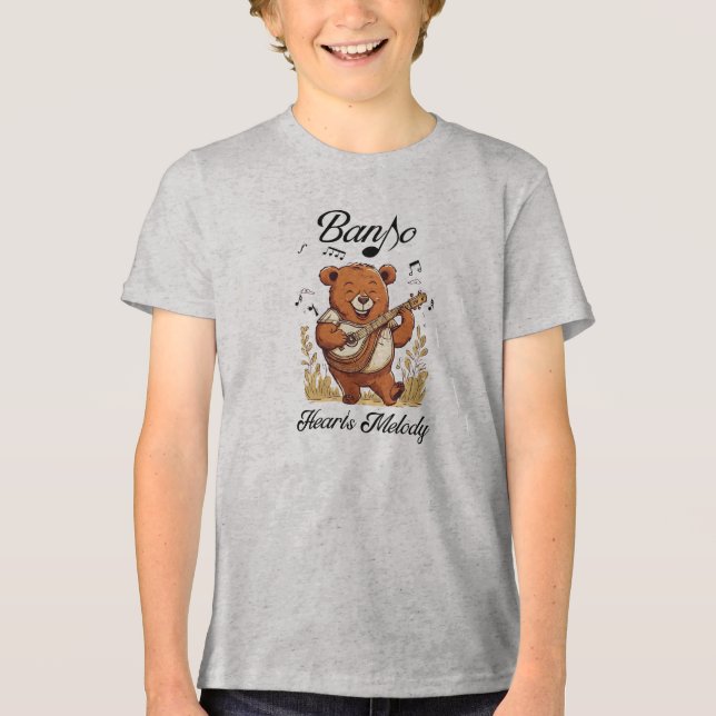 Banjo Heart's Melody Tri-Blend Shirt (Vorderseite)