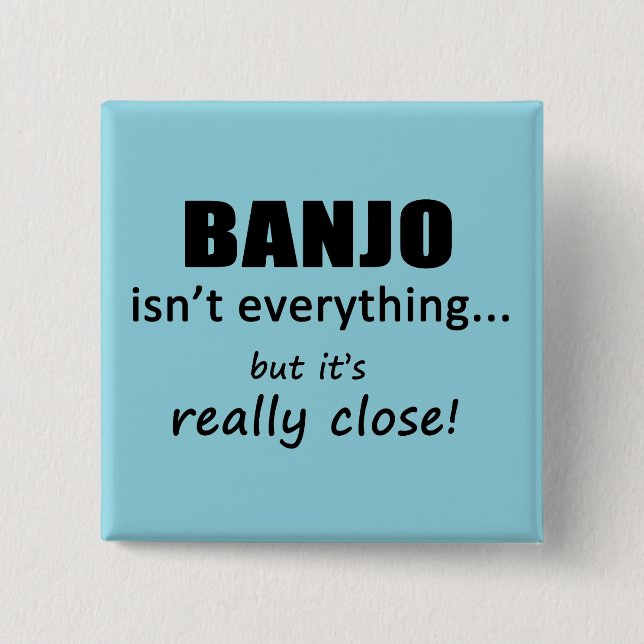 Banjo ist nicht alles button (Vorderseite)