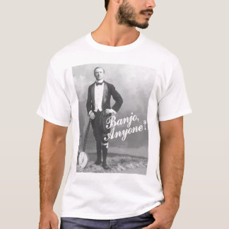 Banjo jedermann? Heller kurzer T - Shirt die Hülse