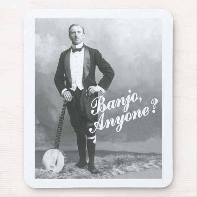 Banjo jedermann Mousepad (Vorne)