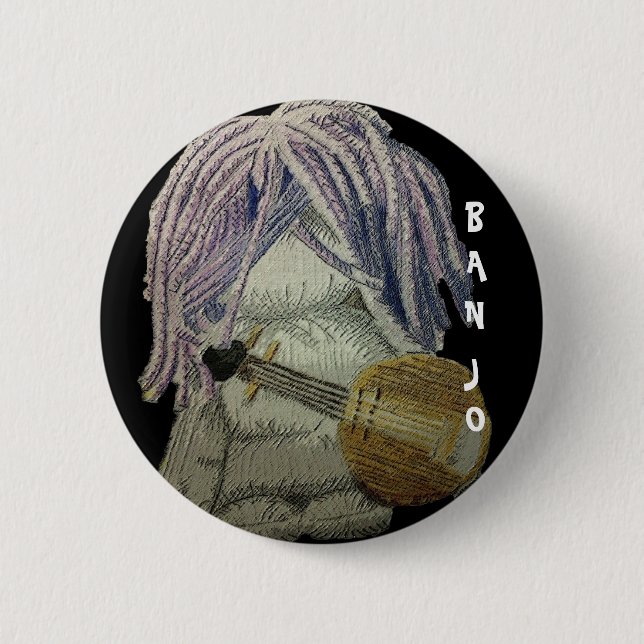 BANJO-KNOPF BUTTON (Vorderseite)