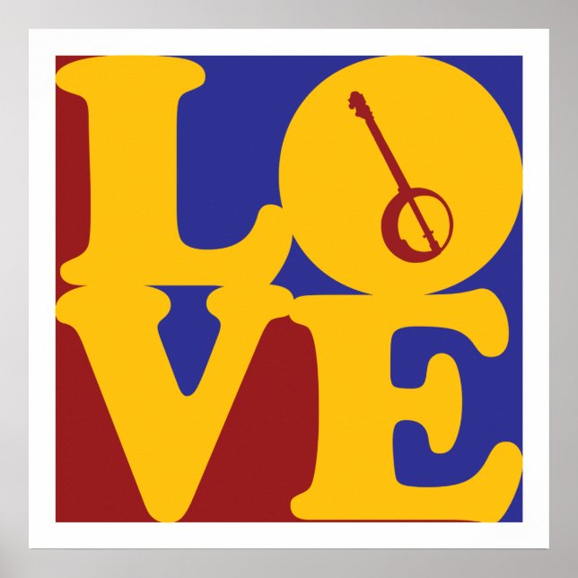 Banjo-Liebe Poster (Vorne)