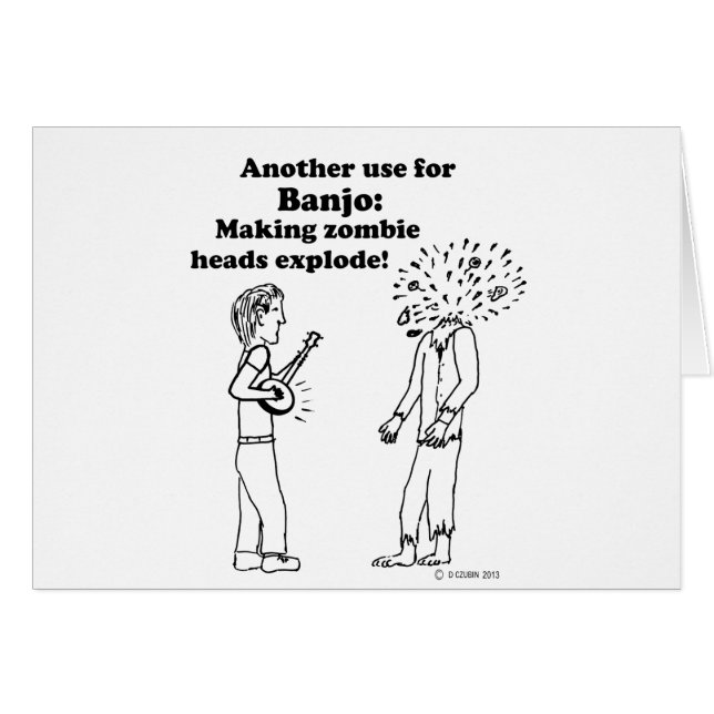 Banjo macht Zombies explode (Vorderseite (Horizontal))
