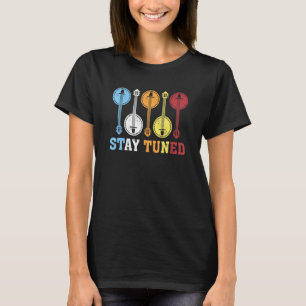 Banjo Music Bleibe Banjo Guitar T-Shirt