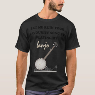 Banjo Music Lover Vintag T-Shirt