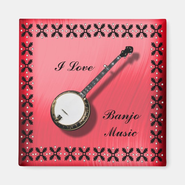 BANJO-MUSIC MAGNET (Vorne)