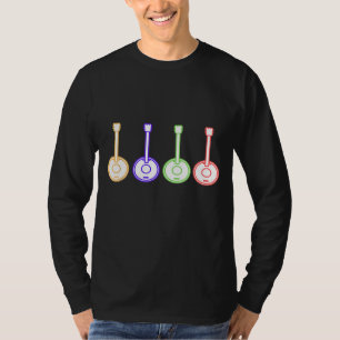 Banjo Music Player Retro Vintag T-Shirt