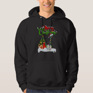 Banjo Music Xmas Dekorationen Santa Banjo Christma Hoodie