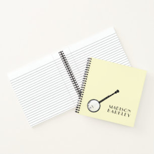 Banjo Musician Music Teacher Notizbuch