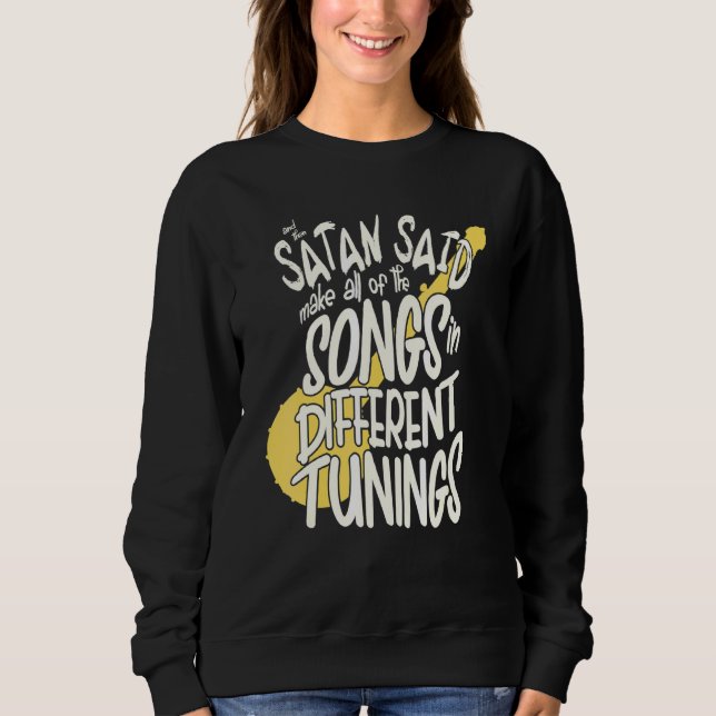 Banjo Old Time Open Back Banjo Player Sweatshirt (Vorderseite)