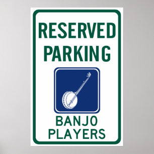 Banjo Players Parken Poster