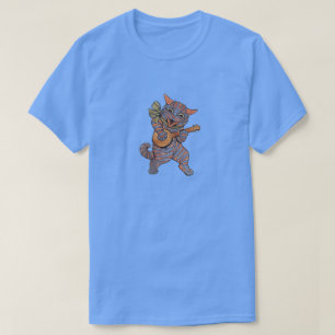 Banjo Playing Cat T-Shirt