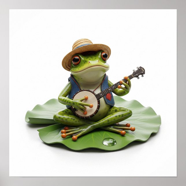 Banjo-Playing Frog Poster (Vorne)