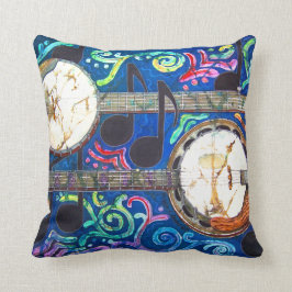Banjo-Polyester-Wurfs-Kissen 16" x 16" Kissen