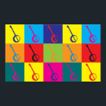 Banjo Pop Art Poster<br><div class="desc">Banjo Pop Art. Wenn Banjo Ihr Hobby,  Beruf oder Besessenheit ist,  zeigen Sie es mit großen Banjo-T - Shirt,  Tasse,  Aufklebern und mehr. Sie sind auch tolle Geschenke für andere Banjo Fans!</div>