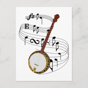 Banjo Postkarte