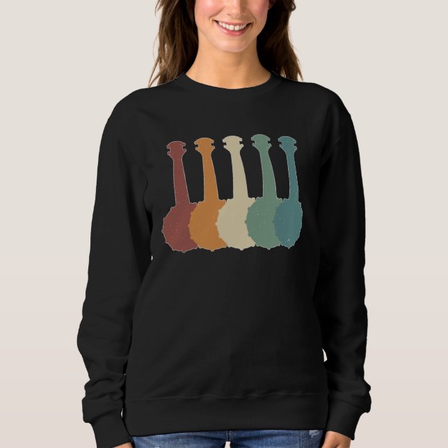 Banjo Retro Banjo  Banjo Player Banjoist Sweatshirt (Vorderseite)