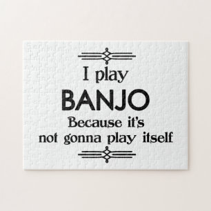 Banjo - Spielen Sie sich selbst Funny Deko Music Puzzle