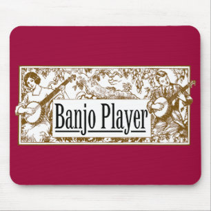 Banjo-Spieler-Mauspad Mousepad