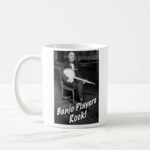 Banjo-Spieler Rock-Tasse Tasse