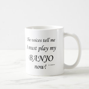 Banjo Stimmen sagen, müssen spielen Tasse