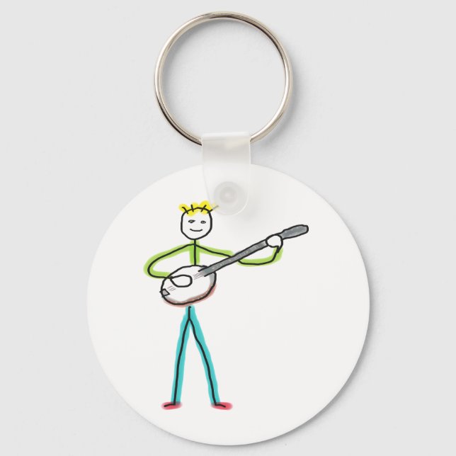 Banjo-Stockmann Schlüsselanhänger (Vorderseite)
