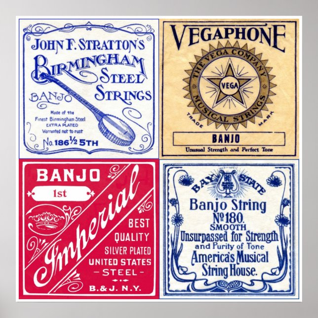 Banjo Strings Poster (Vorne)