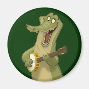 Banjo-Strummin' Alligatormagnet Magnet
