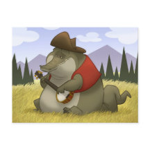 Banjo-Strummin' Alligatorpostkarten
