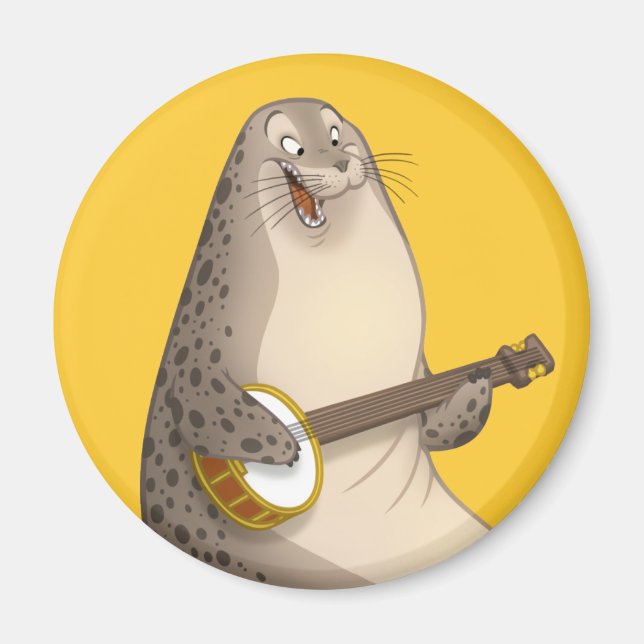 Banjo Strummin' Siegel Magnet (Vorne)