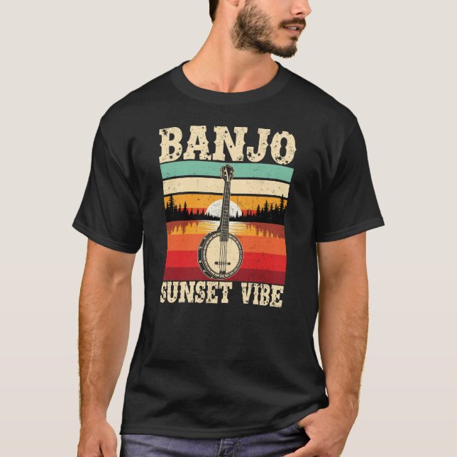 Banjo Sunset Vibe T-Shirt (Vorderseite)