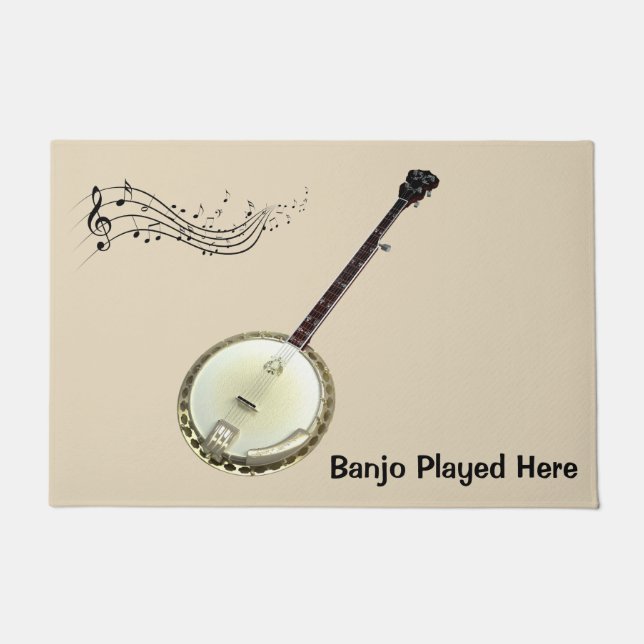 Banjo-Tür-Matte Fußmatte (Vorderseite)
