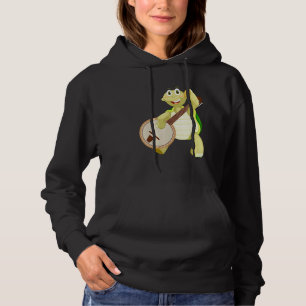 Banjo Turtle Turtle Playing Banjo Hoodie