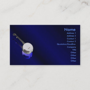 Banjo-Visitenkarte Visitenkarte