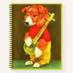 Banjo-Welpe Notizbuch
