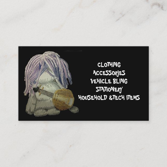 Banjogeschäfts-Karte Visitenkarte (Vorderseite)