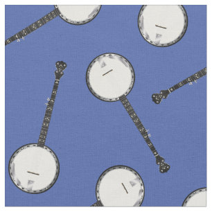 Banjos Music Musician Room Decke Blau Stoff