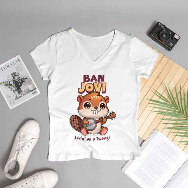 Banjovi Niedliches Bier Banjo T-Shirt (Von Creator hochgeladen)