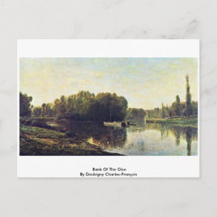 Bank der Oise von Daubigny Charles-François Postkarte