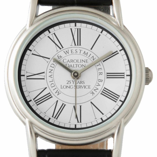 Bank Employee Long Service Award - Personalisierte Armbanduhr (Von Creator hochgeladen)