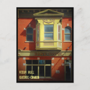 Bank Hotel Architektur Downtown Vieux Hull Postkarte