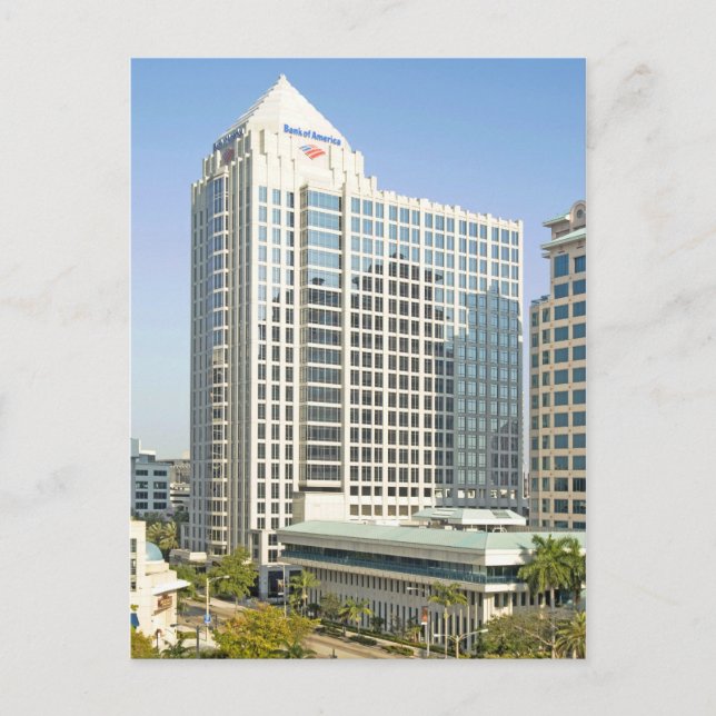 Bank of America Plaza, Fort Lauderdale Postkarte (Vorderseite)