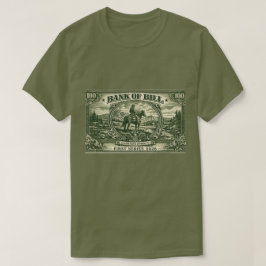 „Bank of Bill“ Vintage Western Geld Grafik T-Shirt