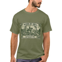 „Bank of Bill“ Vintage Western Geld Grafik T-Shirt