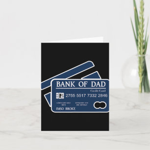 Bank Of Dad Kreditkarte Imso Pleite Lustiger Vater Karte