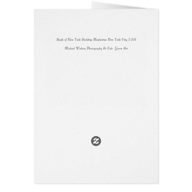 Bank of New York Gebäude Manhattan New York (Hinten)